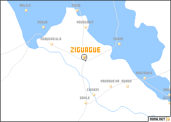 map of Ziguagué