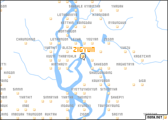 map of Zigyun