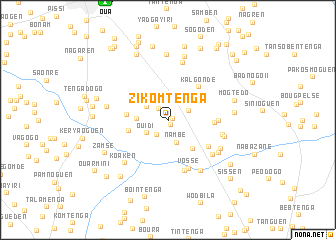 map of Zikomtenga