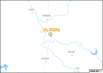 map of Zilingpu