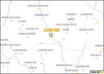 map of Zimatán