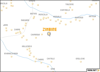 map of Zimbire