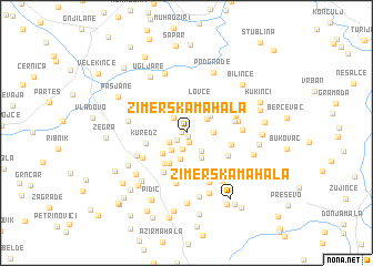 map of Zimerska Mahala