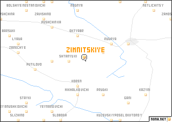 map of Zimnitskiye