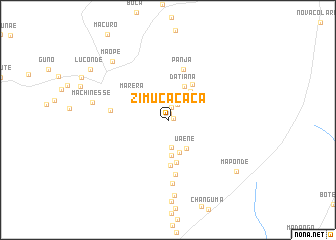 map of Zimucacaça