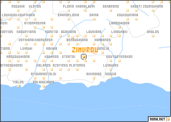 map of Zimvroú