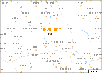 map of Zimyalagé