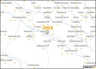 map of Zinca