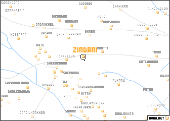 map of Zindāni
