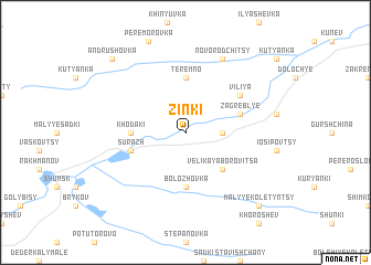 map of Zinʼki