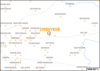 map of Zinov\