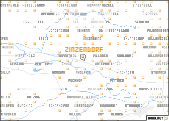 map of Zinzendorf