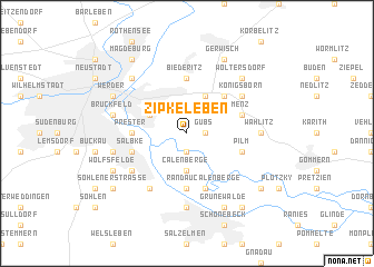 map of Zipkeleben