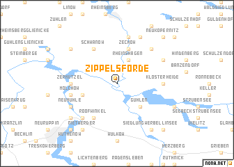 map of Zippelsförde