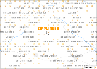 map of Zipplingen