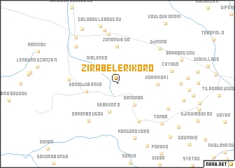 map of Zirabélèrikoro