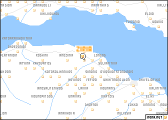 map of Zíria