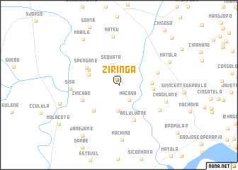 map of Ziringa