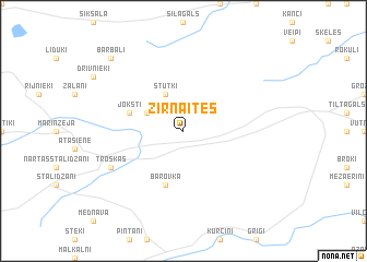 map of Zirnaites