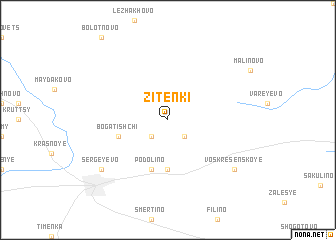 map of Zitenki