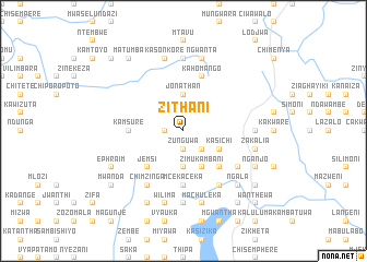 map of Zithani