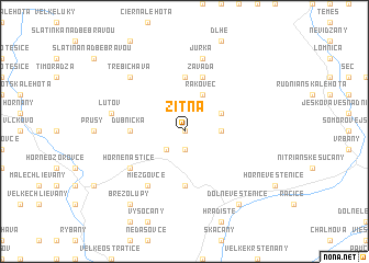 map of Žitná