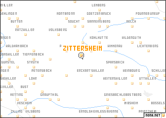 map of Zittersheim