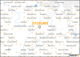 map of Zitzschen
