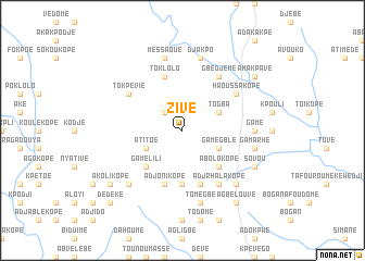 map of Zivé