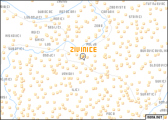 map of Živinice