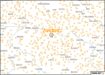 map of Živkovići