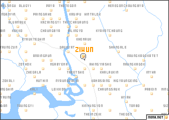 map of Ziwun