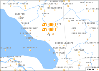 map of Ziyādāt