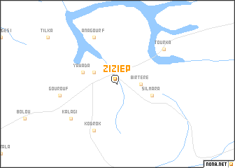 map of Ziziep