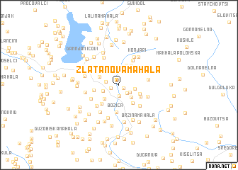 map of Zlatanova Mahala