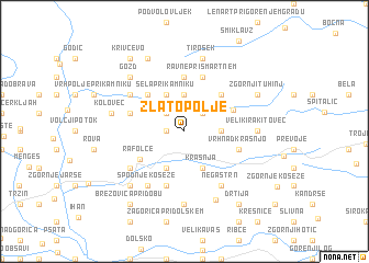 map of Zlato Polje