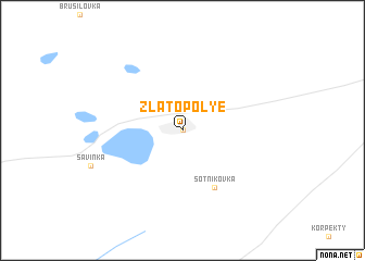map of Zlatopol\
