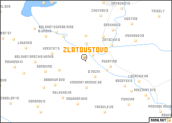 map of Zlatoustovo