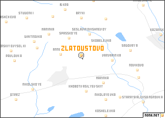map of Zlatoustovo