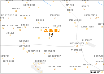 map of Zlobino