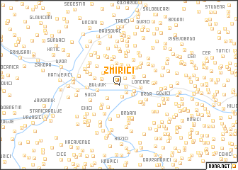 map of Žmirići