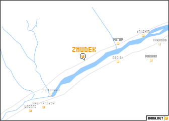 map of Zmudek