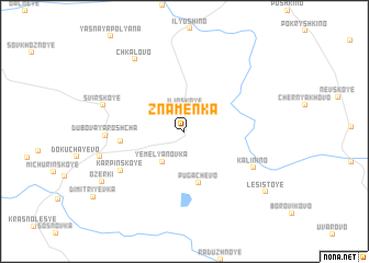 map of Znamenka