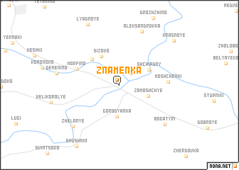 map of Znamenka