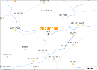 map of Znamenka