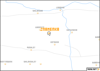 map of Znamenka