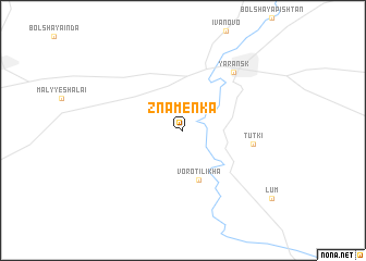 map of Znamenka
