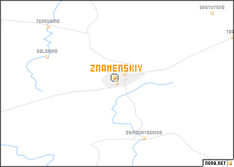 map of Znamenskiy