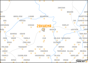 map of Zokwema