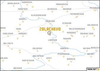 map of Zolachevo
